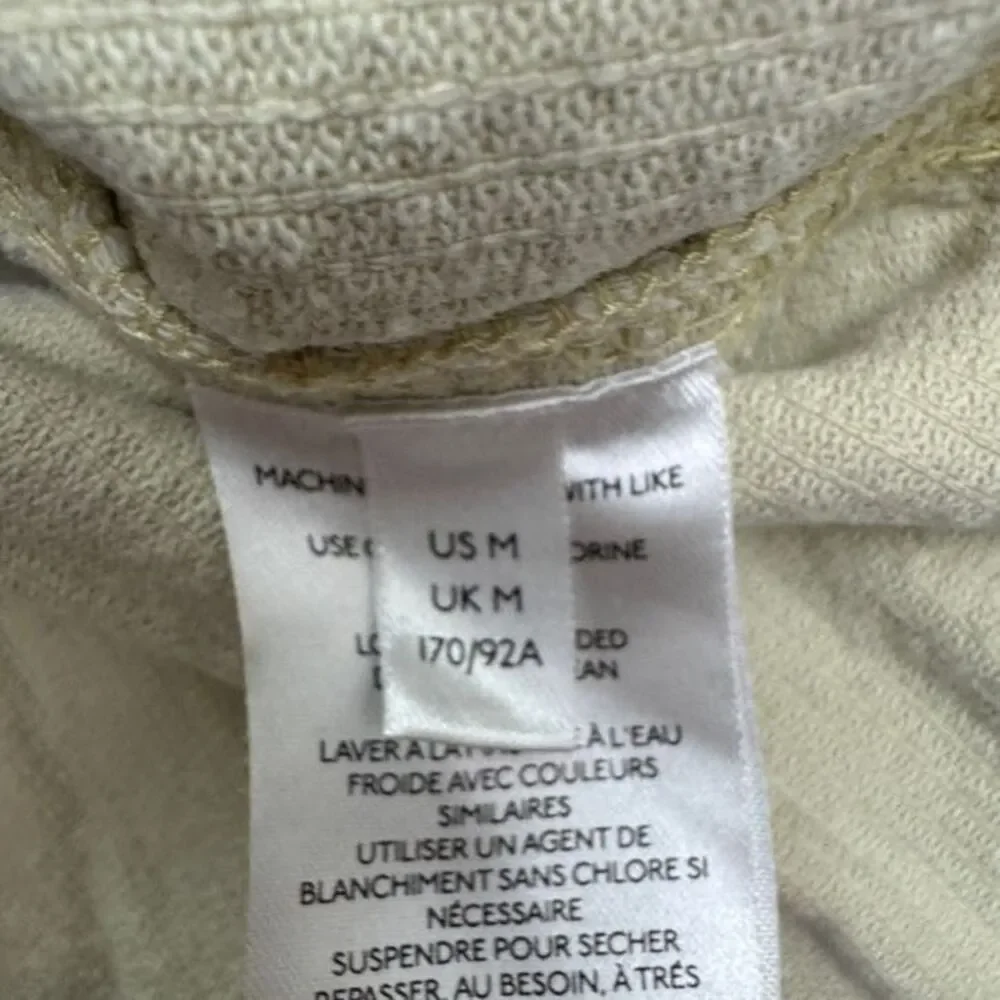 Urban Outfitters Corduroy Button Down Shirt Mens Medium Yellow Cotton Shacket